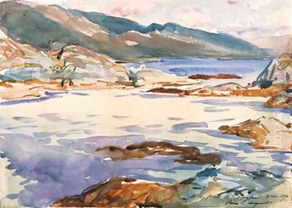 Loch Moidart, Invernesshire 2 Oil Painting by John Singer Sargent