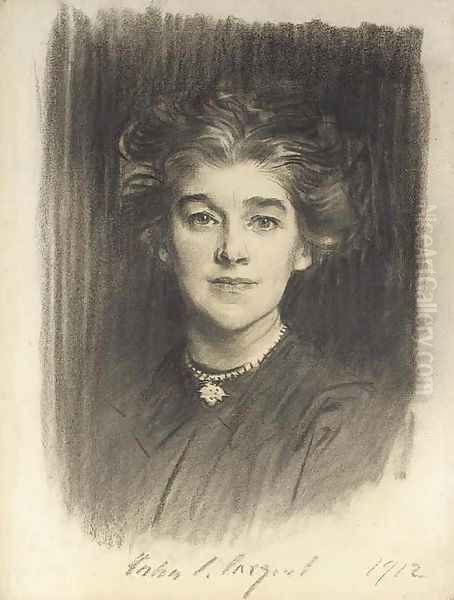 Portrait of Mrs. Godfrey William Paget Mellor (Norah Alston) Oil Painting by John Singer Sargent