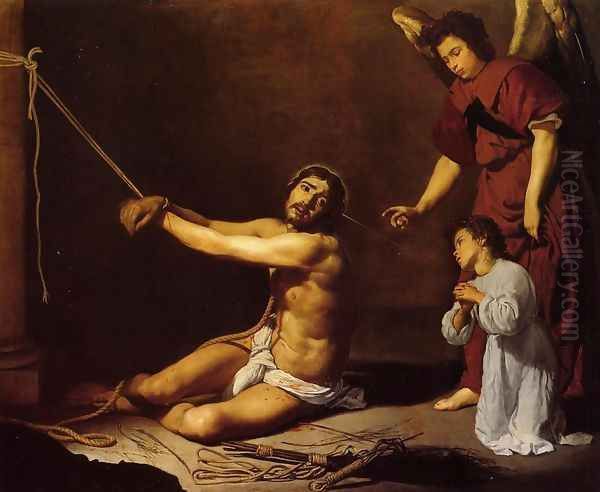 Christ and the Christian Soul Oil Painting by Diego Rodriguez de Silva y Velazquez