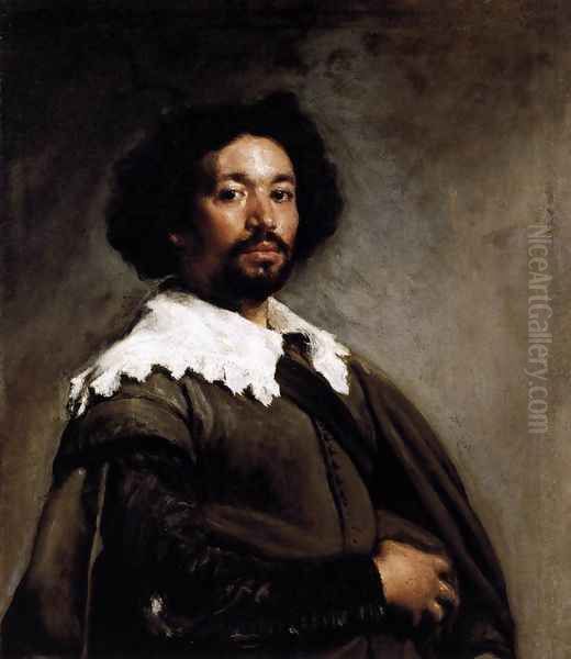 Juan de Pareja c. 1650 Oil Painting by Diego Rodriguez de Silva y Velazquez