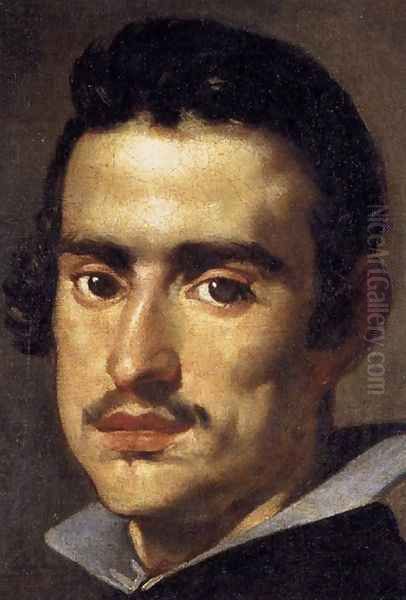 A Young Man (detail) 1623-24 Oil Painting by Diego Rodriguez de Silva y Velazquez