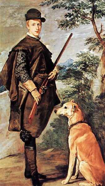 Cardinale Infante Ferdinand of Austria as Hunter Oil Painting by Diego Rodriguez de Silva y Velazquez