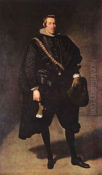 Infante Don Carlos 1626-27 Oil Painting by Diego Rodriguez de Silva y Velazquez