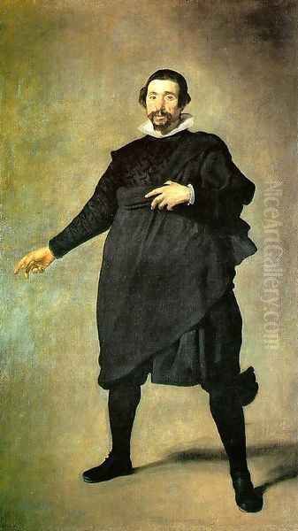 Pablo De Valladolid Oil Painting by Diego Rodriguez de Silva y Velazquez