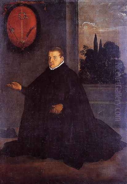 Don Cristobal Suarez De Ribera Oil Painting by Diego Rodriguez de Silva y Velazquez