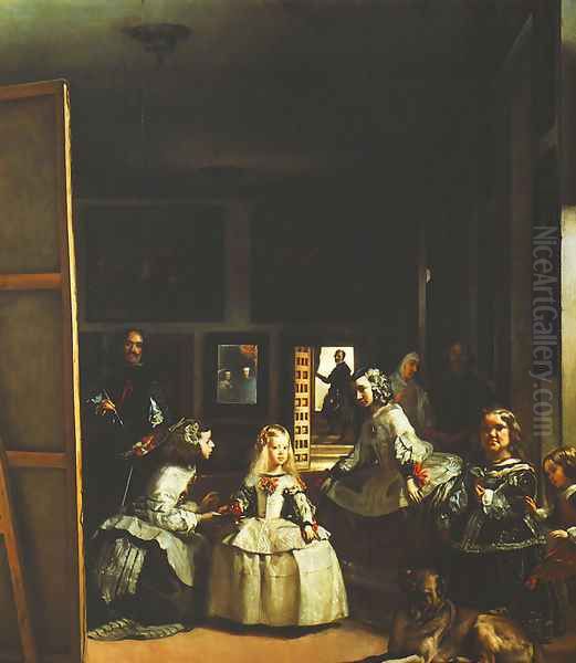 Family of Philip IV (Las Meninas) Oil Painting by Diego Rodriguez de Silva y Velazquez