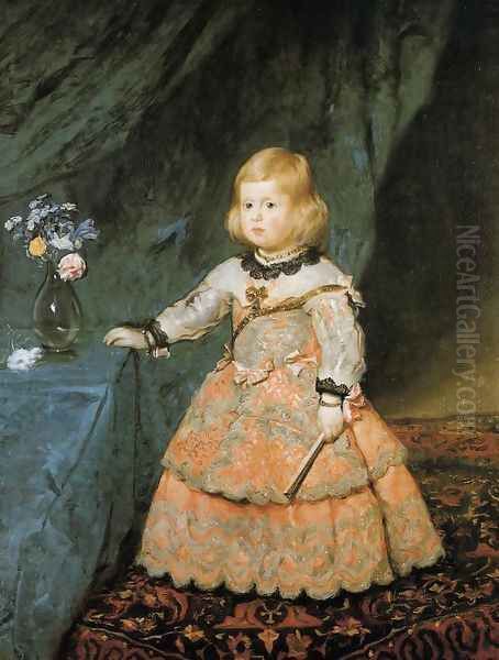 Infanta Marguarite Therese Oil Painting by Diego Rodriguez de Silva y Velazquez