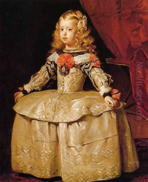 Infant Margarita Oil Painting by Diego Rodriguez de Silva y Velazquez