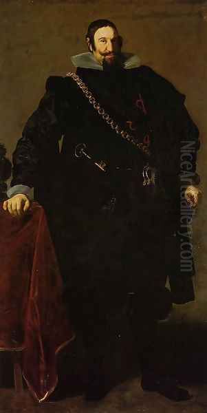 Don Gaspar de Guzman, Count of Oliveres and Duke of San Lucar la Mayor Oil Painting by Diego Rodriguez de Silva y Velazquez