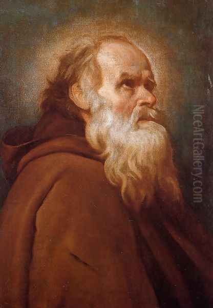 St. Anthony Abbot Oil Painting by Diego Rodriguez de Silva y Velazquez