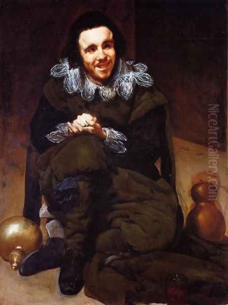 The Buffoon Calabazas I Oil Painting by Diego Rodriguez de Silva y Velazquez