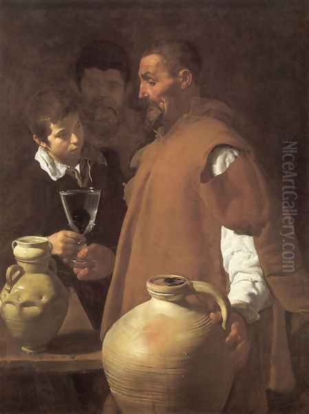 The Waterseller of Seville 1623 Oil Painting by Diego Rodriguez de Silva y Velazquez