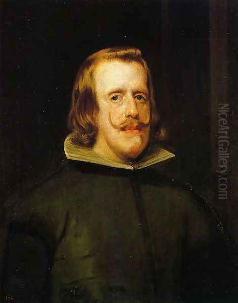 Philip IV II Oil Painting by Diego Rodriguez de Silva y Velazquez