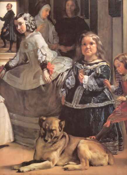 Las Meninas [detail] Oil Painting by Diego Rodriguez de Silva y Velazquez