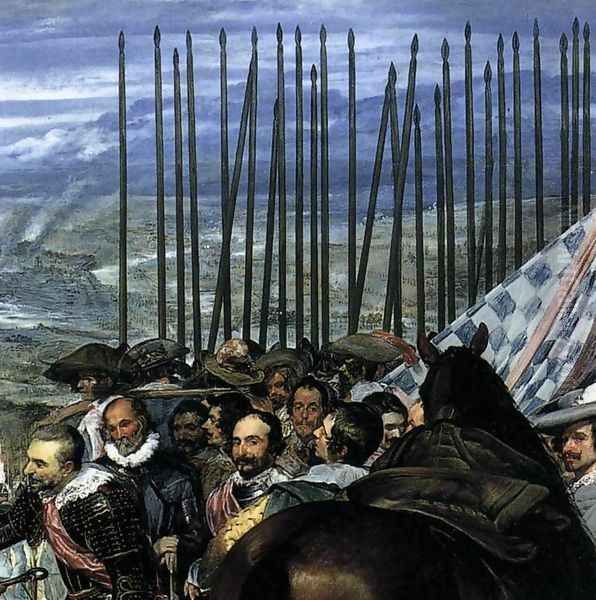 The Surrender of Breda (detail-4) 1634-35 Oil Painting by Diego Rodriguez de Silva y Velazquez