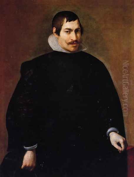 Portrait of a Man Oil Painting by Diego Rodriguez de Silva y Velazquez