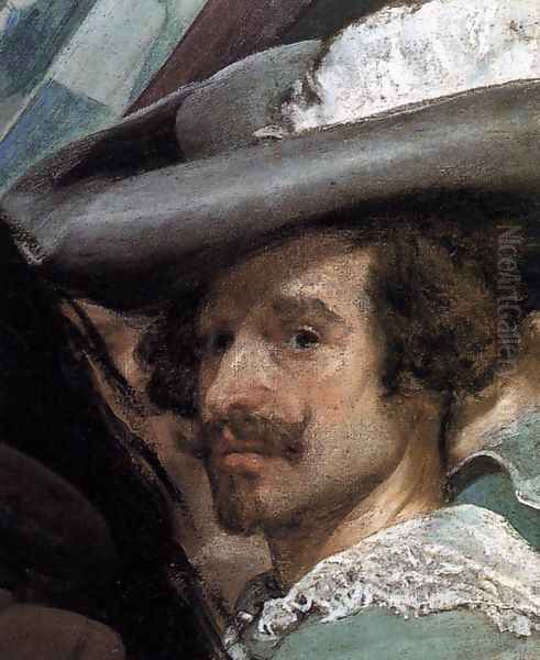 The Surrender of Breda (detail-5) 1634-35 Oil Painting by Diego Rodriguez de Silva y Velazquez