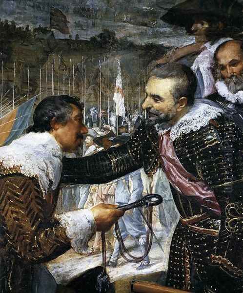 The Surrender of Breda (detail-3) 1634-35 Oil Painting by Diego Rodriguez de Silva y Velazquez