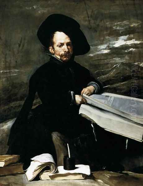 Don Diego de Acedo (El Primo) c. 1645 Oil Painting by Diego Rodriguez de Silva y Velazquez