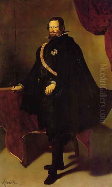 Don Gaspar de Guzman, Count of Olivares and Duke of San Lucar la Mayor Oil Painting by Diego Rodriguez de Silva y Velazquez