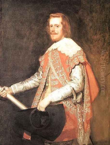 Philip IV at Fraga Oil Painting by Diego Rodriguez de Silva y Velazquez