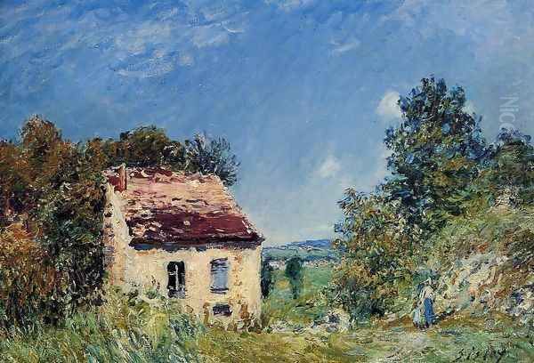 Abandoned House I Oil Painting by Alfred Sisley