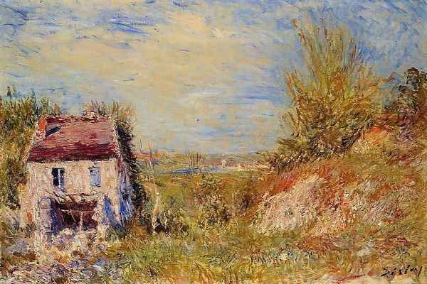 Abandoned House Oil Painting by Alfred Sisley