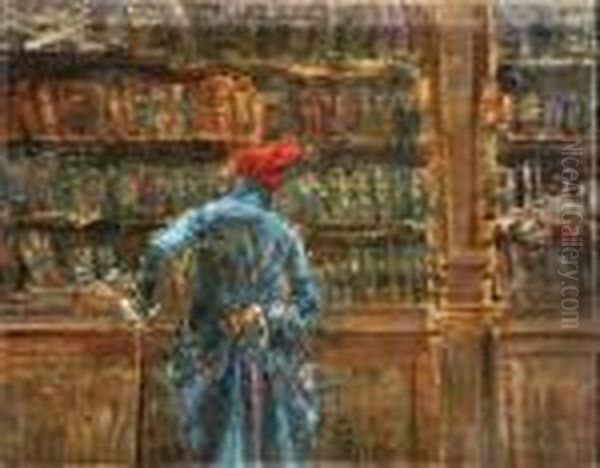 Il Bibliofilo Oil Painting by Luca Postiglione