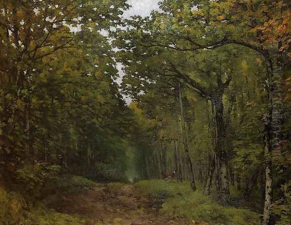 Avenue of Chestnut Trees 1867 Oil Painting by Alfred Sisley