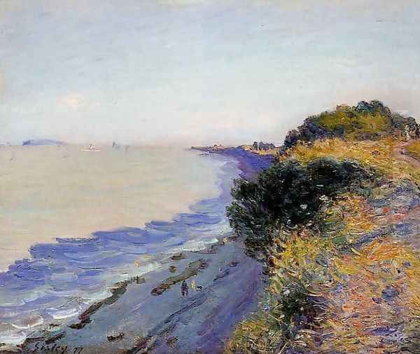 Bristol Channel From Penarth Evening Oil Painting by Alfred Sisley