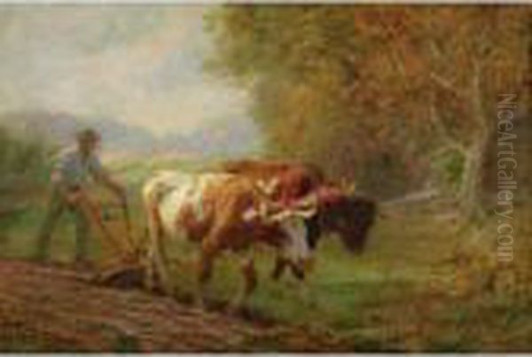 Cattle Driver Oil Painting by Edward Henry Potthast