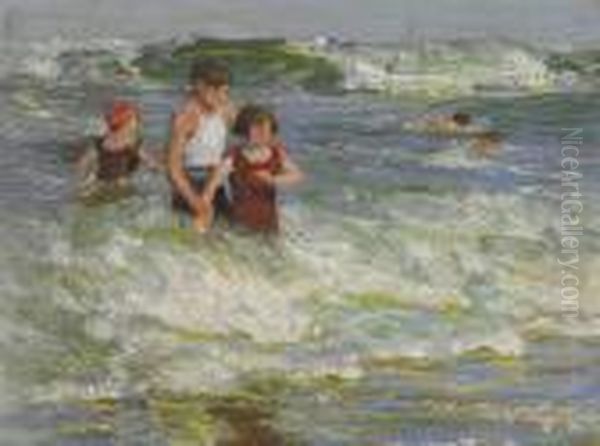 In Summertime Oil Painting by Edward Henry Potthast