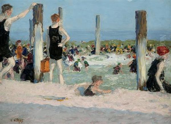 In The Dog Days Oil Painting by Edward Henry Potthast