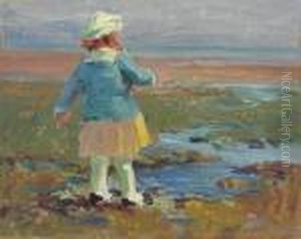 Gazing Out To Sea Oil Painting by Edward Henry Potthast