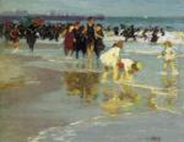 Bathers Oil Painting by Edward Henry Potthast