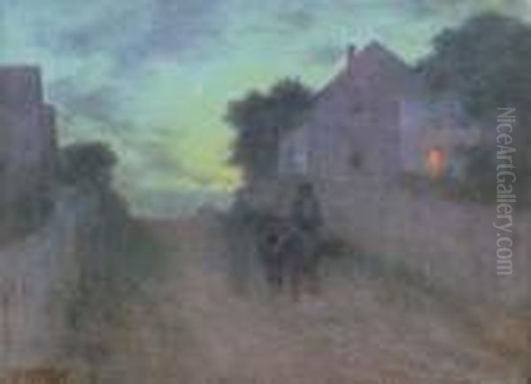 Twilight Oil Painting by Edward Henry Potthast