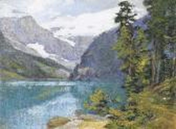 Lake Louise, British Columbia Oil Painting by Edward Henry Potthast