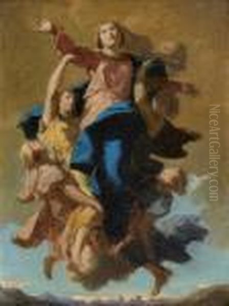 L'assomption De La Vierge Oil Painting by Nicolas Poussin