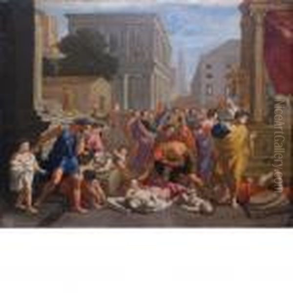 The Plague Of Athens Oil Painting by Nicolas Poussin