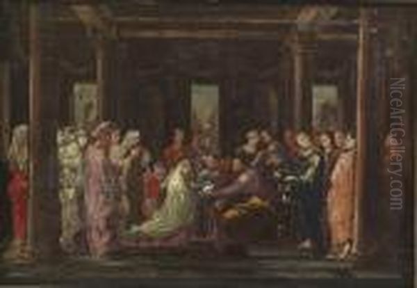 Ordination, And Marriage Oil Painting by Nicolas Poussin