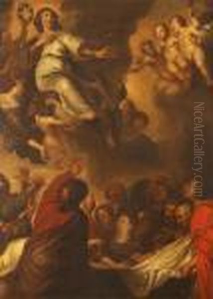 The Ascension Of Mary Oil Painting by Nicolas Poussin