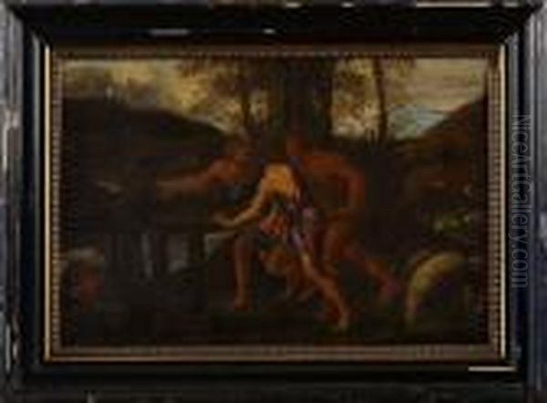 Hans Efterfoljare Oil Painting by Nicolas Poussin