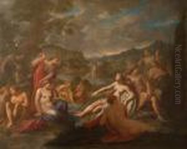 Diana E Callisto Oil Painting by Nicolas Poussin