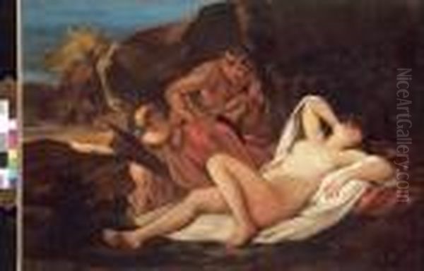 Ninfa Dormiente Oil Painting by Nicolas Poussin