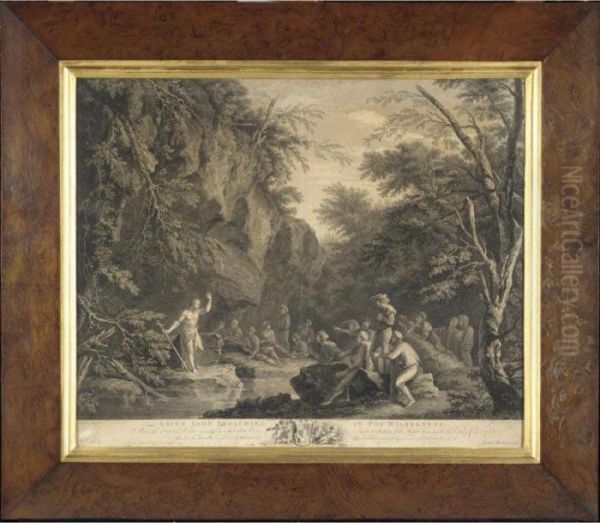 Landscape With Polyphemus; And Landscape With The Death Of Phocian Oil Painting by Nicolas Poussin