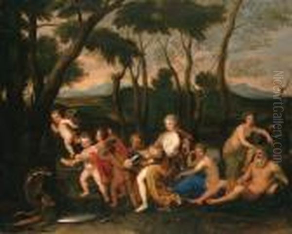 The Abduction Of Rinaldo Oil Painting by Nicolas Poussin