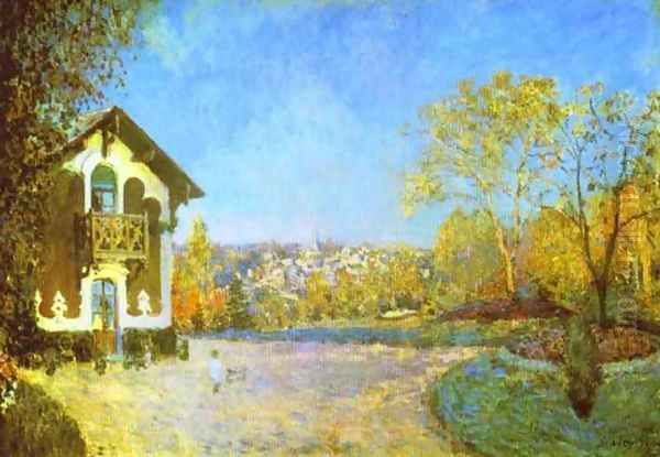 Louveciennes Oil Painting by Alfred Sisley