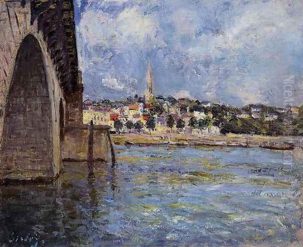 The Bridge at Saint-Cloud by Alfred Sisley