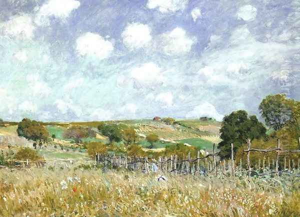 Meadow 1875 Oil Painting by Alfred Sisley