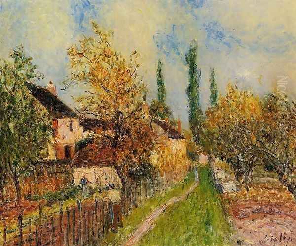 Path at Sablons Oil Painting by Alfred Sisley